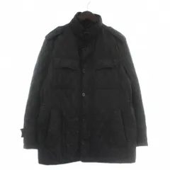 バーバリー ロンドン BURBERRY LONDON 中綿ジャケット アウター キルティング ハイネック 裏地ノバチェック M 黒 ブラック /XZ ■GY13