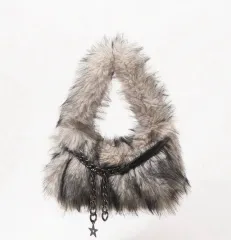 Y2k ファー ミニ ショルダーバッグ