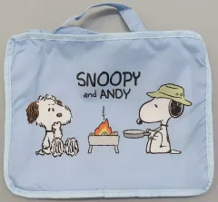 【中古】バッグ ブルー 収納バッグ 「PEANUTS(SNOOPY) サンリオ当たりくじ スヌーピー当たりくじ」 8賞