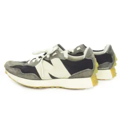 ニューバランス NEW BALANCE クリーンヴィンテージブラック スニーカー シューズ ローカット スエード ロゴ 26cm 黒 ブラック MS327KB1 /MN10 ■GY19