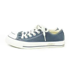 コンバース CONVERSE CANVAS ALL STAR OX スニーカー ローカット キャンバス レースアップ 23.5cm 紺 ネイビー M7625 /AO2 ■GY18