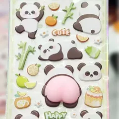 おおきいおしりぷくぷくシール「３枚セット」　当日発送！！！