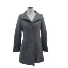 ボナジョルナータ BUONA GIORNATA コート ロング丈 アンゴラ混 M グレー /SM4 ■GY61
