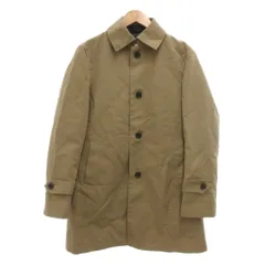 オリヒカ ORIHICA ステンカラーコート S 長袖 ミドル丈 キルティングライナー 茶 ブラウン /NU ■GY60