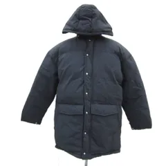 ニコアンド Niko and.. ダウンジャケット 3 M ネイビー 紺 スタンドカラー フード付き 2way ミドル丈 /YS37 ■GY58