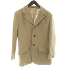 ジェイプレス J.PRESS テーラードジャケット シングル ツイード 総裏地 ウール ベージュ /KW ■GY60