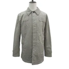 ザラマン ZARA MAN ステンカラーコート ミドル丈 XL カーキ /MA1 ■GY58