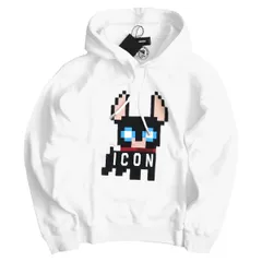 2024◆ DSQUARED2 ◆ディースクエアード2◆ICON ロゴ スウェット パーカー◆ホワイト 白◆Mサイズ◆プルオーバー フーディ COOL FIT【新品・未使用・正規品】