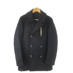 タカQ タカキュー TAKA-Q メイルアンドコー MALE&Co. Pコート ピーコート M 紺 ネイビー キルティング ダブルブレスト 長袖 /AO6 ■GY58