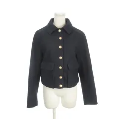 ザラ ZARA ステンカラーコート ショート XS 紺 ネイビー /AH1 ■GY61