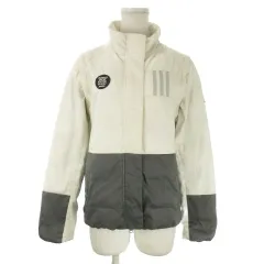 アディダス adidas GOLF ジャケット 2way ベスト M 白 ホワイト 中綿 スタンドカラー ロゴ /AO11 ■GY61