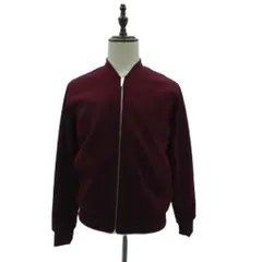 アーバンリサーチ URBAN RESEARCH ブルゾンジャケット ミドル丈 38 M ボルドー /HO20 ■GY61