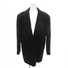 美品 avicot ハーフコート ジャケット ウール カシミヤ  紺 ネイビー  長袖 D-OS-5675 /HW ■GY59