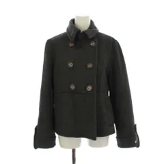 アルシーヴ archives Pコート ウール M グレー ダブルブレスト 長袖 ショート丈 /LP ■GY58