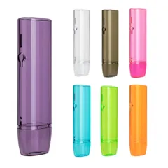 PCクリア ワンに使用できる カバー イルマ 傷つけ防止 イルマ 透明ケース 滑り止め ONEに適用する ワン/ILUMA ストラップ付 i 持ち運び便利 IQOS 加熱式たばこ用ケース (パープル) KAZARI