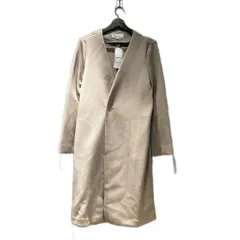 ロペピクニック ROPE Picnic タグ付き ノーカラーコート ロング ホック 38 ベージュ ■GY58