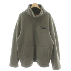 ファーストダウン FIRST DOWN FLEECE JACKET フリースジャケット L グレー ハイネック フルジップ /PP ■GY60