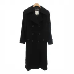 ファイナルステージ FINAL STAGE コート ウール 35 長袖 ダブルブレスト ロング丈 黒 ブラック /NU ■GY59