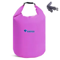 ドラム型 プールバッグ ウォータープルーフバッグ ドライバッグ 防水バッグ 防災バッグ スタッフバッグ 2L 4L TRIWONDER 10L 20L 40L (パープル 10L)