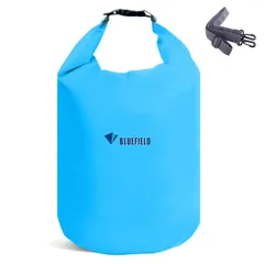 スタッフバッグ 10L 防災バッグ 20L 防水バッグ ウォータープルーフバッグ 40L プールバッグ (ブルー ドラム型 ドライバッグ 10L) TRIWONDER