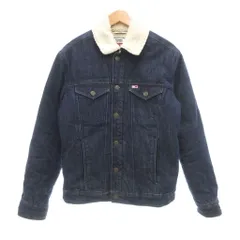 トミー TOMMY Jeans Gジャン デニムジャケット 中綿 裏ボア S インディゴブルー /UO ■GY53