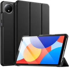 8.7インチ ケース SE Redmi Pad SE Pad 8.7インチ小型タブ用保護ケース シャオミレッドミパッドSE 8.7インチ専用保護カバー スタンドケース Redmi オートスリープ対応 PC+PU製 手帳型 MoKo 軽量 耐衝撃 Black