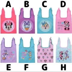 ミニーマウス＆デイジーダック&クラリス エコバッグ　GO FOR IT! ディズニー　プライズ　ナムコ限定