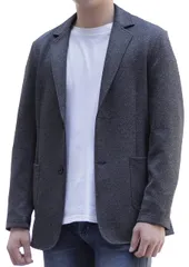 カジュアル 長袖 ライトアウター ビジカジ 外套 上着 シングル 軽量 2つボタン メンズ 秋 ブレザー スーツジャケット テーラードジャケット 春 ストレッチ [Sulliwayu]