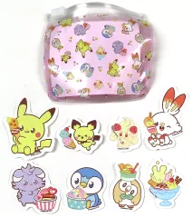 【中古】バッグ チラシ柄 「ポケピース シール付ミニビニールポーチ Part2」