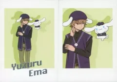 【中古】キャラカード 絵馬ユズル＆シナモロール 「ワールドトリガー×サンリオキャラクターズ PremiumShop 隊×サンリオキャラクターズ 第1弾 フォトカード(2枚セット)」