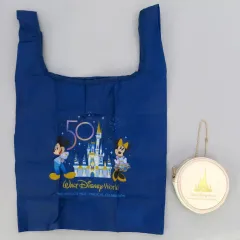 【中古】バッグ ミッキーマウス＆ミニーマウス エコバッグ＆ミニポーチセット 「Walt Disney world ECOBAG BOOK IVORY」 付録