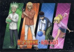 【中古】雑貨 石神千空＆あさぎりゲン＆獅子王司＆氷月 オリジナルB4プラマット 「Dr.STONE×ROUND1」 コラボパックご利用特典