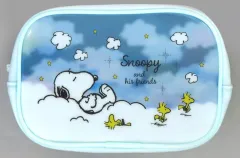 【中古】バッグ 8.スヌーピー＆ウッドストック(ブルー) ポーチ 「サンリオ当りくじ スヌーピー 当りくじ(2025年7月)」