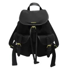 🎀バーバリー バッグ リュック BURBERRY ENFIELD ナイロン バックパック 8109245 BLACK (ブラック) レディース