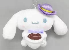 【中古】雑貨 シナモロール ぬいぐるみチャーム 「Happyくじ Sanrio characters Halloween 2022」 ぬいぐるみチャーム賞