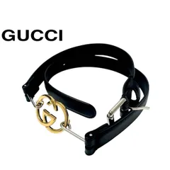 極美品 ■  GUCCI グッチ インターロッキングG  636902  ベルト 65/2