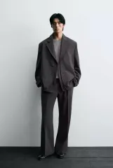 (新品) ZARA 取り外し ラペル スーツ ブレーザー セットアップ