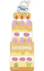 【中古】ブックカバー・栞 あひるのペックル(ケーキ) 「ブックマークコレクション サンリオキャラクターズ Vol.4」