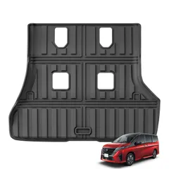 新品 新型 セレナ C28 e-POWER 7人乗り ルキシオン 専用 3Dラゲッジマット 2023年4月～現行 SERENA c28 e-power LUXION ハイブリッド 車用 トランクマット ラゲッジトレイ TPE素材 防水 耐汚れ 耐久 滑り止め