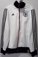 アディダス ドイツ 白黒 ホワイト トラックジャージ ジャージ ジップアップジャージ 95