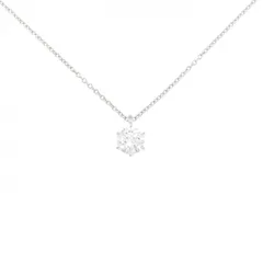 【リメイク】PT900/PT850 ダイヤモンド ネックレス 0.354CT D IF 3EXT