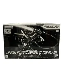 美品 バンダイ 機動戦士ガンダム00 HG 1/144 グラハム専用ユニオンフラッグカスタムII (GNフラッグ) プラモデル