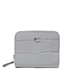 美品 コーチ 二つ折り財布 ビルフォールド ウォレット 型押し CP442 レディース COACH