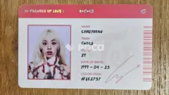 TWICE チェヨン Formula of Love: O＋T=＜3 SCIENTIST ID CARD