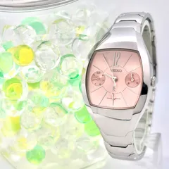 【新品電池】SEIKO セイコー lk ルキア レディース 腕時計 ピンク デイデイト シルバー 5Y89-5A20 892083