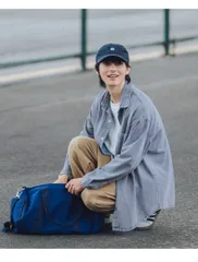 【在庫限り】XL ウォッシュドブルー デニムシャツ 長袖 アウター 厚手 メンズ レディース カッコいい 春 秋 無地 綿混 シンプル ゆったり カジュアル かっこいい お得 セール(19)【北海道/沖縄/離島発送不可】