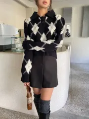 アーガイルニット