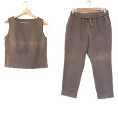 ARTS&SCIENCE(アーツアンドサイエンス) レディースパンツセットアップ レディース - グレーベージュ×黒