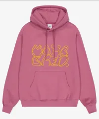 (新品) MAHAGRID ピンク フードTシャツ large