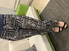 FENDI フェンディ レギンス スパッツ 10A ブラック ロゴ総柄 イタリア製 キッズ レディース可